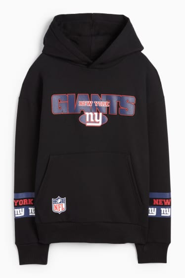 Děti - chlapci - NFL New York Giants - mikina s kapucí - černá