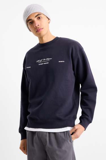 Herren - Sweatshirt - dunkelblau