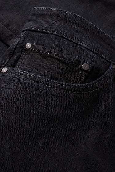 Pánské - Slim tapered jeans - džíny - tmavomodré