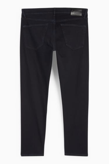 Pánské - Slim tapered jeans - džíny - tmavomodré