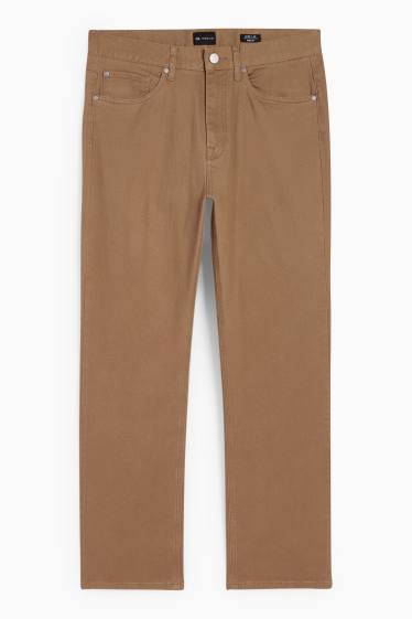 Hommes - Pantalon - regular fit - marron clair