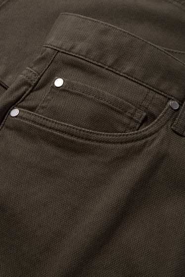 Hommes - Pantalon - regular fit - kaki