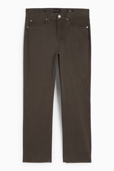 Hommes - Pantalon - regular fit - kaki