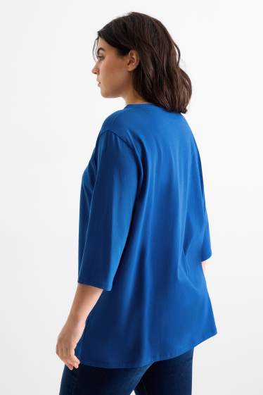 Damen - T-Shirt - LYCRA® - blau