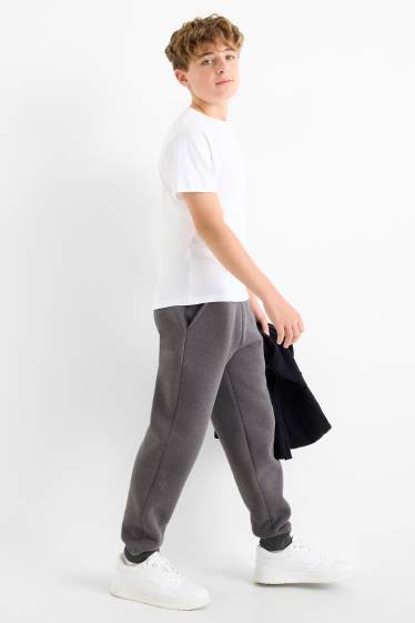 Bambini - Pantaloni sportivi termici - grigio