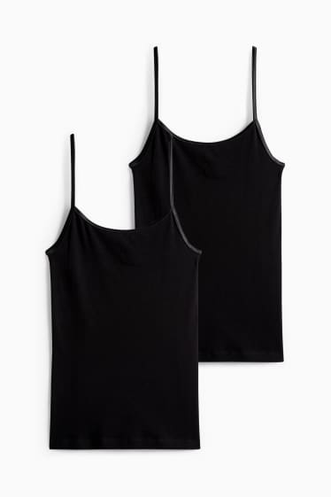 Femmes - Lot de 2 - caracos - noir