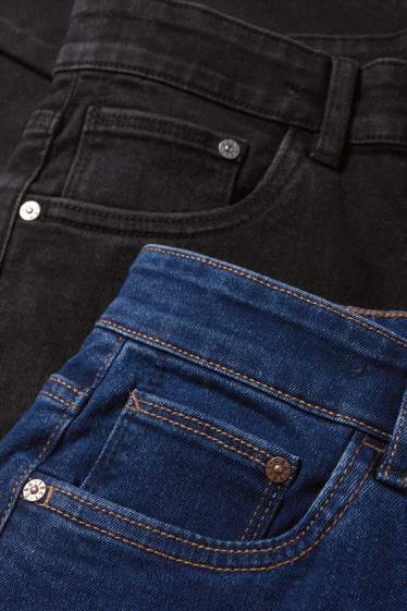 Nen - Paquet de 2 - skinny jeans - blau/negre