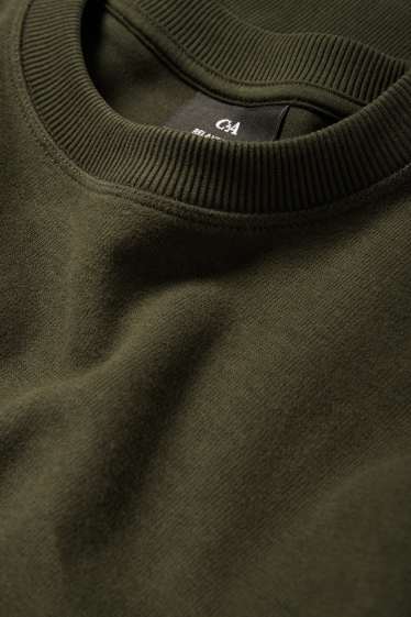 Heren - Sweatshirt - donkergroen