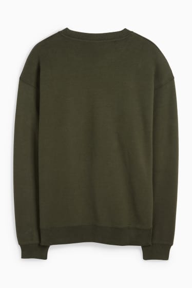 Heren - Sweatshirt - donkergroen