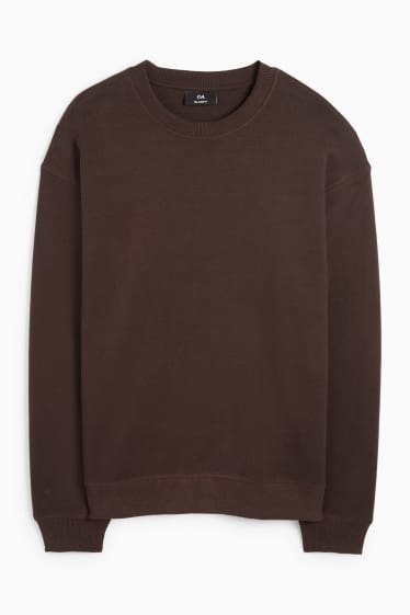 Heren - Sweatshirt - donkerbruin