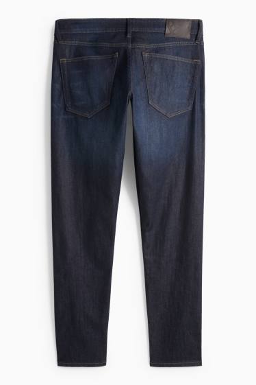 Heren - Slim tapered jeans - jeansdonkerblauw