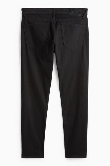 Heren - Slim tapered jeans - zwart