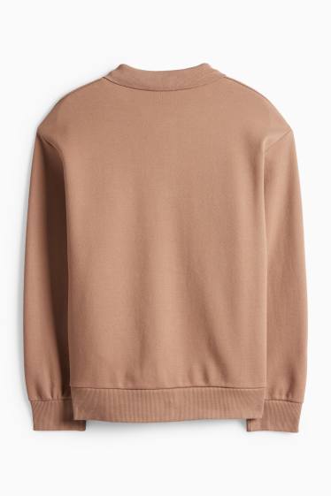 Kinder Jungen - Sweatshirt - strukturiert - braun
