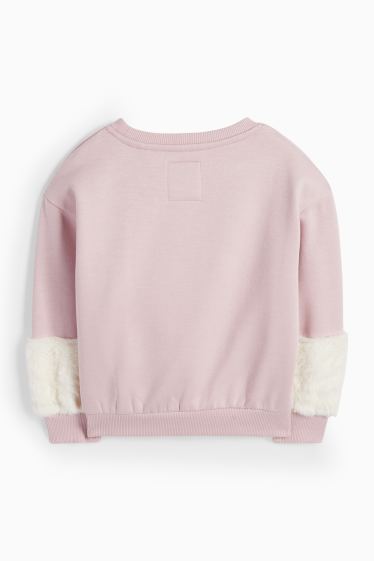 Enfants filles - La Reine des Neiges - sweat - rose