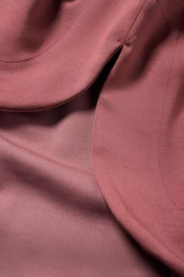 Damen - Basic-Hoodie - dunkelrosa