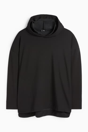 Damen - Basic-Hoodie - schwarz