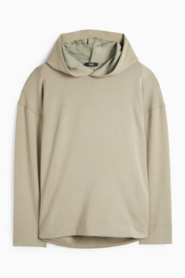 Damen - Basic-Hoodie - grün