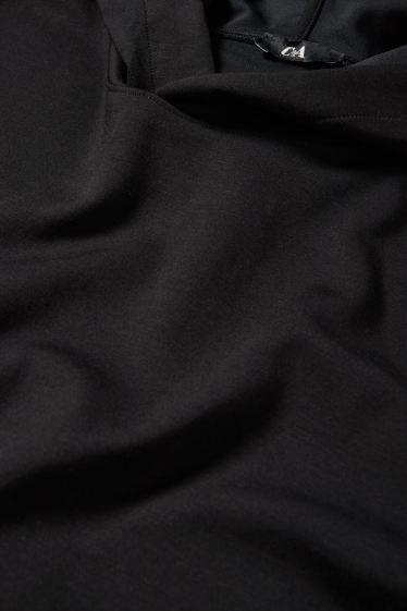 Damen - Basic-Hoodie - schwarz