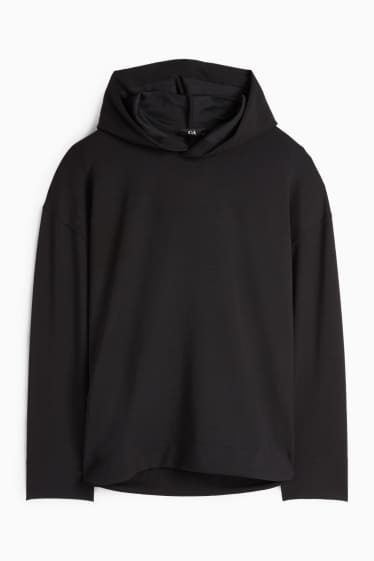Damen - Basic-Hoodie - schwarz