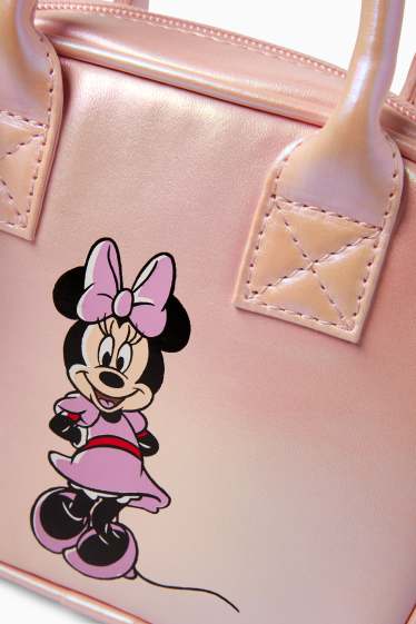 Children Girls - Minnie Mouse - crossbody bag - faux leather - rose