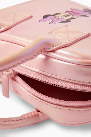 Children Girls - Minnie Mouse - crossbody bag - faux leather - rose