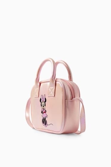 Children Girls - Minnie Mouse - crossbody bag - faux leather - rose