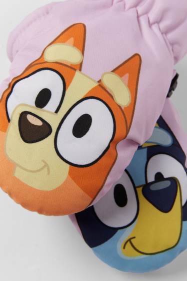 Bambine - Bluey - muffole - foderate - rosa