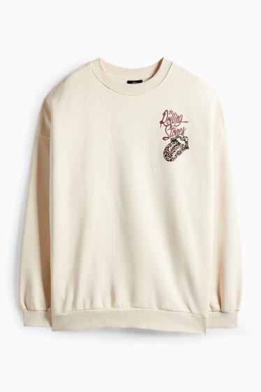 Women - Sweatshirt - light beige