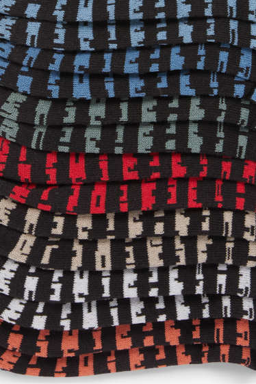 Enfants garçons - Lot de 7 paires - chaussettes - noir