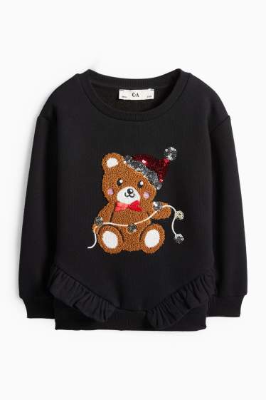 Enfants filles - Sweat - noir