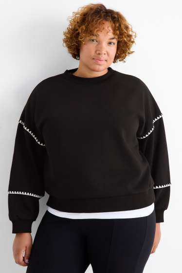 Dames - Sweatshirt - zwart