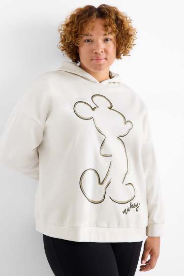 Women - Hoodie - Mickey Mouse - white