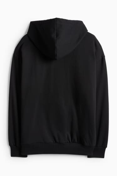 Heren - Oversized hoodie - Nirvana - zwart