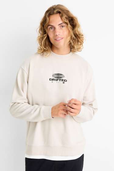 Herren - Sweatshirt - hellbeige