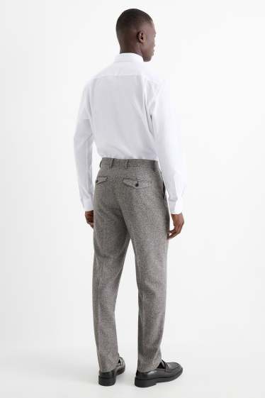 Herren - Baukasten-Hose - Regular Fit - Stretch - strukturiert - grau