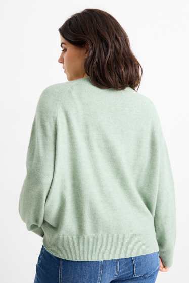 Femmes - Gilet en maille - vert menthe