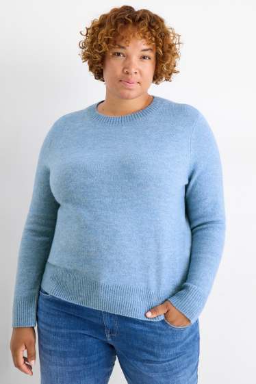 Women - Jumper - light blue