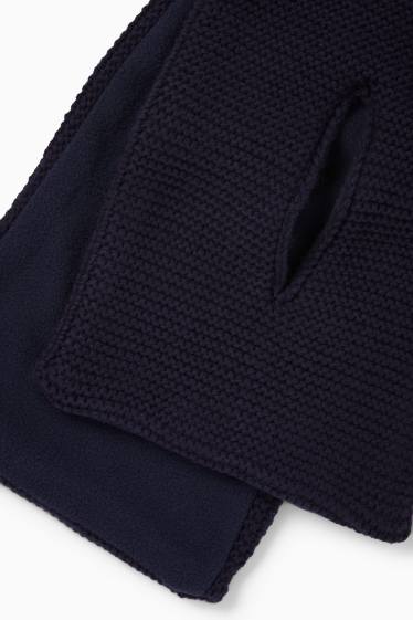 Enfants garçons - Foulard - bleu foncé
