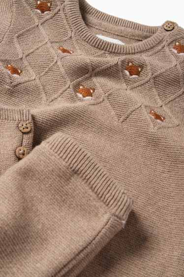 Baby Buben - Fuchs - Baby-Outfit - 2 teilig - hellbraun