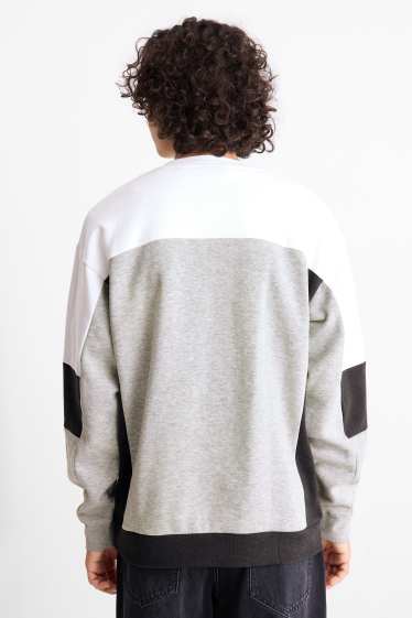 Herren - Sweatshirt - weiß / grau