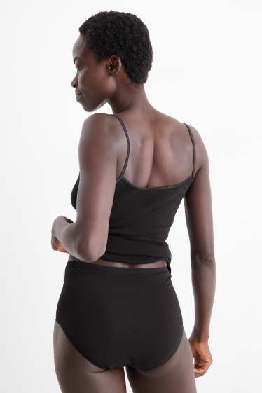Donna - Confezione da 3 - slip premaman - nero