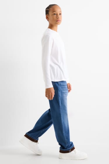 Copii - Băieți - Relaxed jeans - jeans termoizolanți - denim-albastru