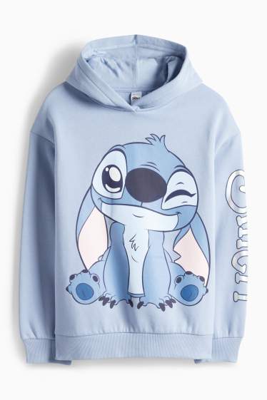 Kinder Mädchen - Lilo & Stitch - Hoodie - hellblau