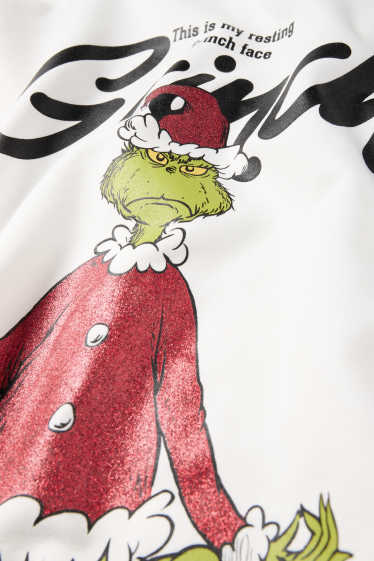 Women - Christmas sweatshirt - The Grinch - white
