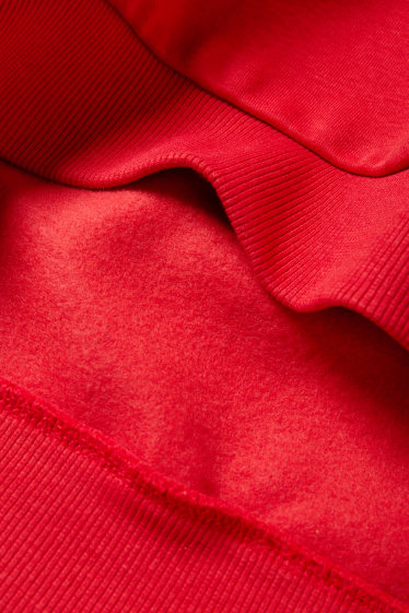 Dames - Sweatshirt voor de kerst - Peanuts - rood
