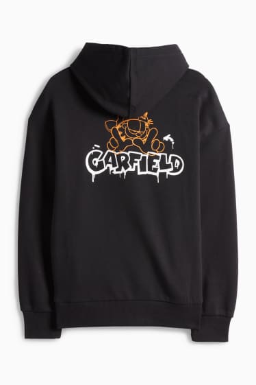 Kinderen: jongens - Garfield - hoodie - zwart