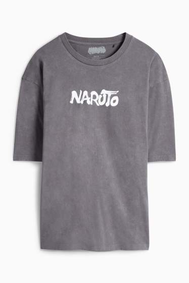 Hommes - T-shirt - gris foncé
