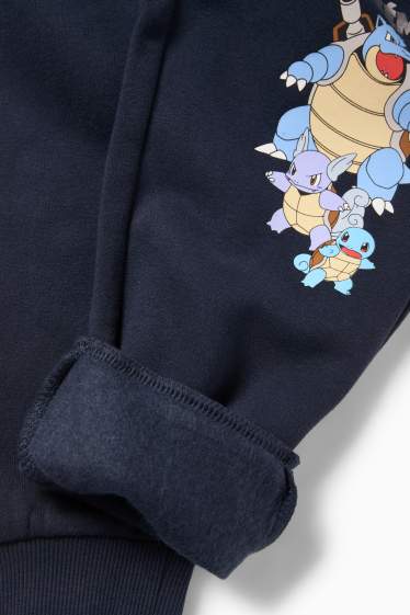 Copii - Băieți - Pokémon - set - hanorac și pantaloni de trening - 2 piese - albastru închis