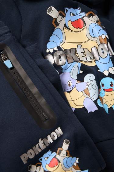 Copii - Băieți - Pokémon - set - hanorac și pantaloni de trening - 2 piese - albastru închis