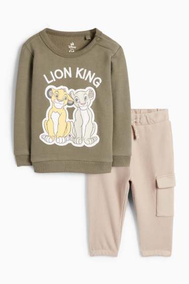 Baby Boys - The Lion King - baby outfit - 2 piece - dark green